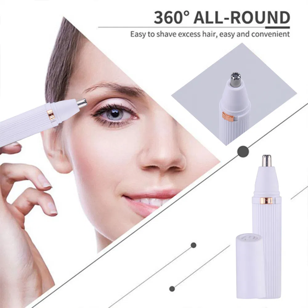 Battery Operated Electric Ear Face Eyebrow Nose Hair Trimmer