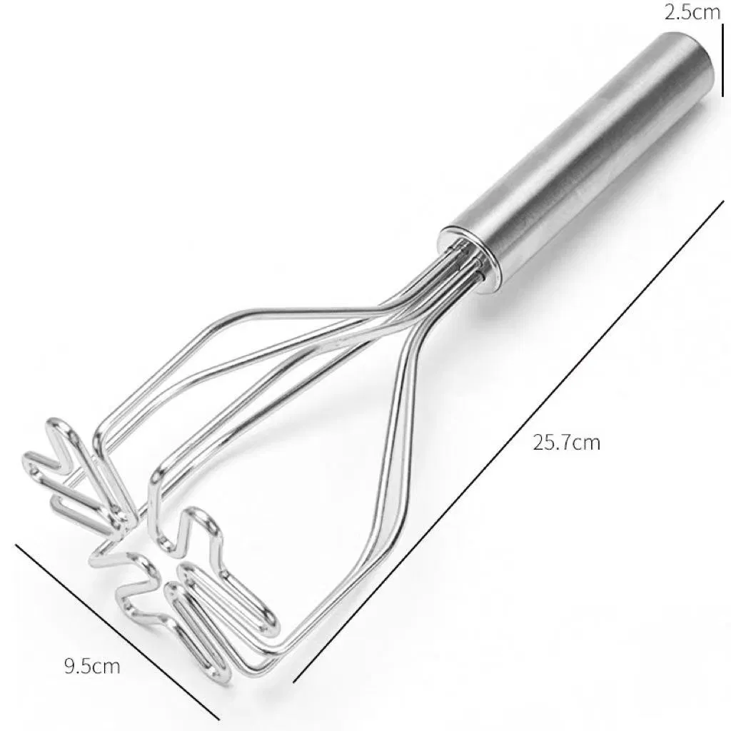 Potato Masher, Stainless Steel Potato Food Masher Utensil, Hand Masher, Vegetables Fruits Masher