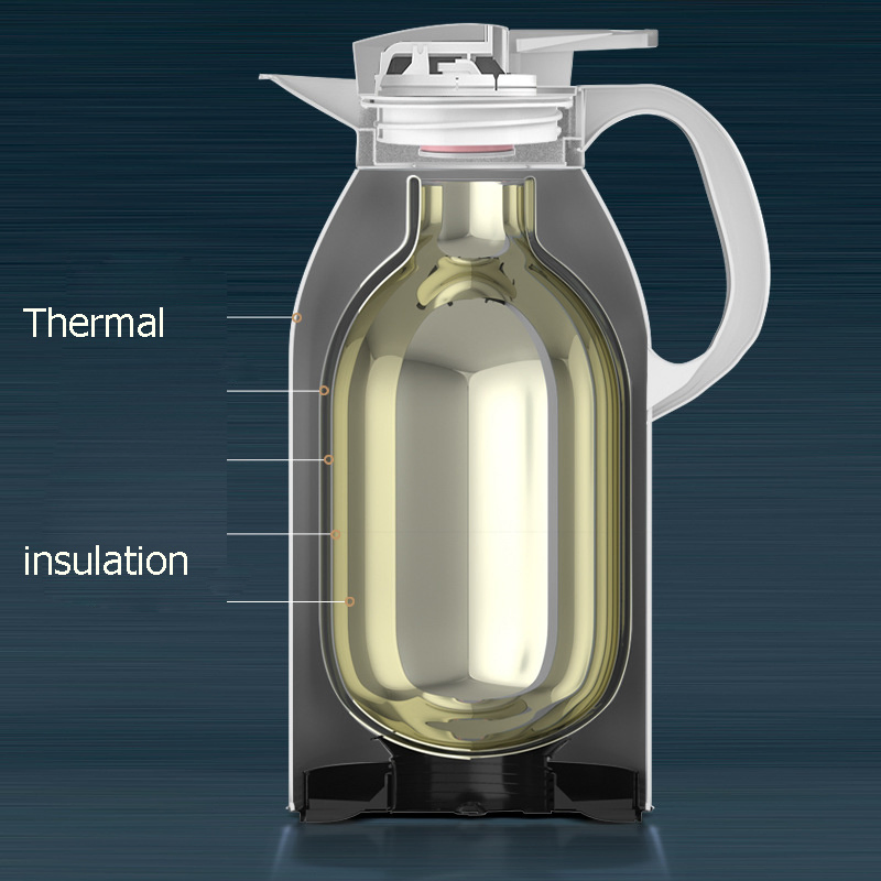 Smart Insulation Pot Household Glass Liner Bottle Display Temperature Plastic Bottle