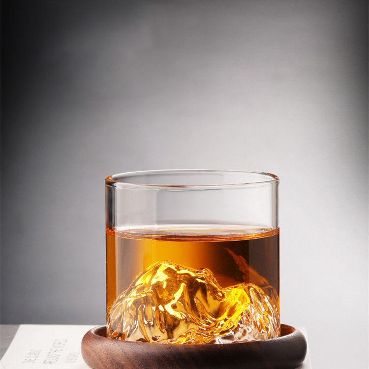 High Quality Transparent Crystal Whiskey Glasses Drinking Vodka Glass Whiskey Cup