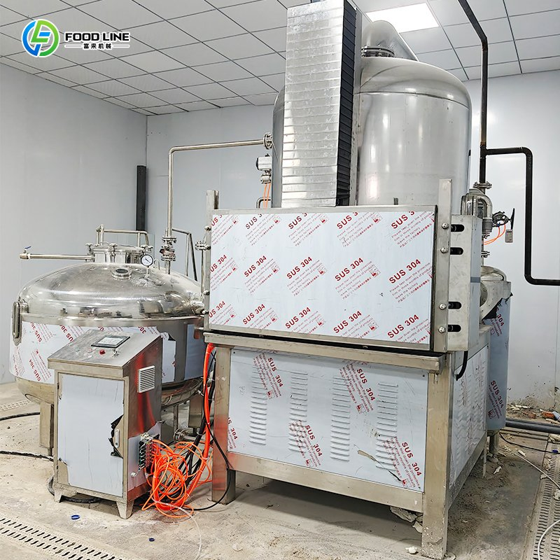 High Energy Utilization Rate Continuous Fruit Vacuum Frying Machine