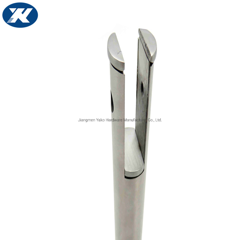 Stainless Steel Toilet Partition Small Wall Mounted Tube Support Washroom Partition Fitting