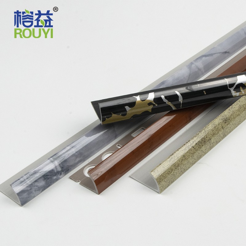 Decoration Marbled PVC Transition Strip Wall Tile Corner Protect Edge Tile Trim