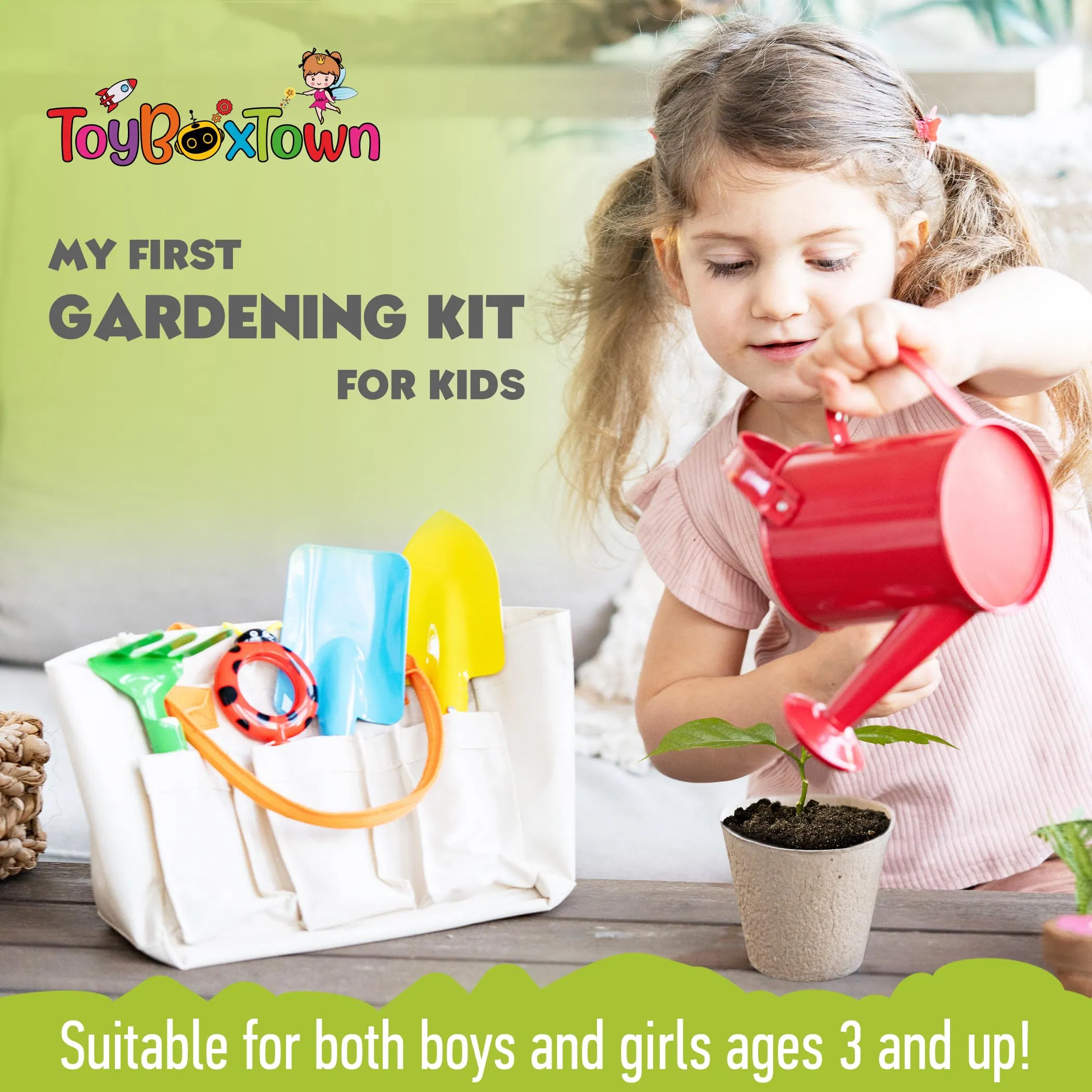Gardening Tools Set for Kids Best Outdoor Toys