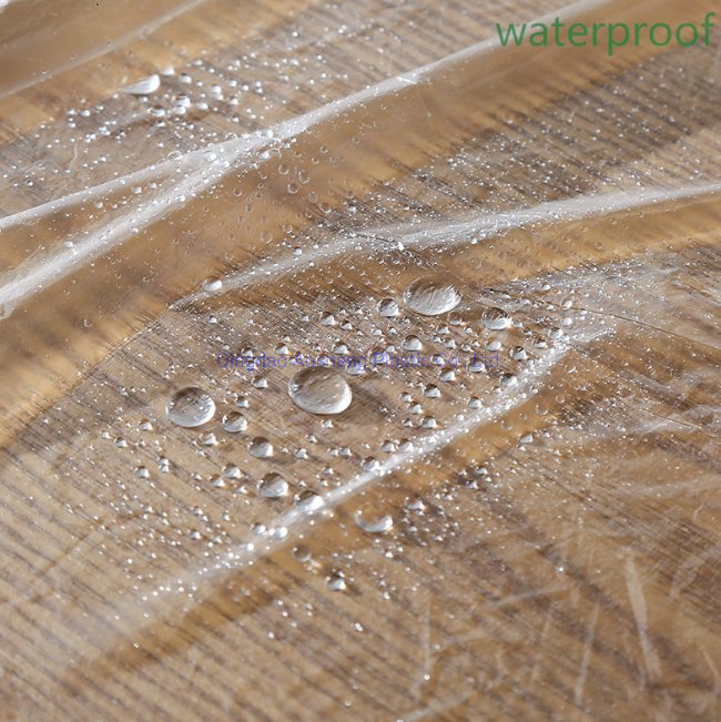 Plastic Drop Sheet Protects Carpets, Wood Floors
