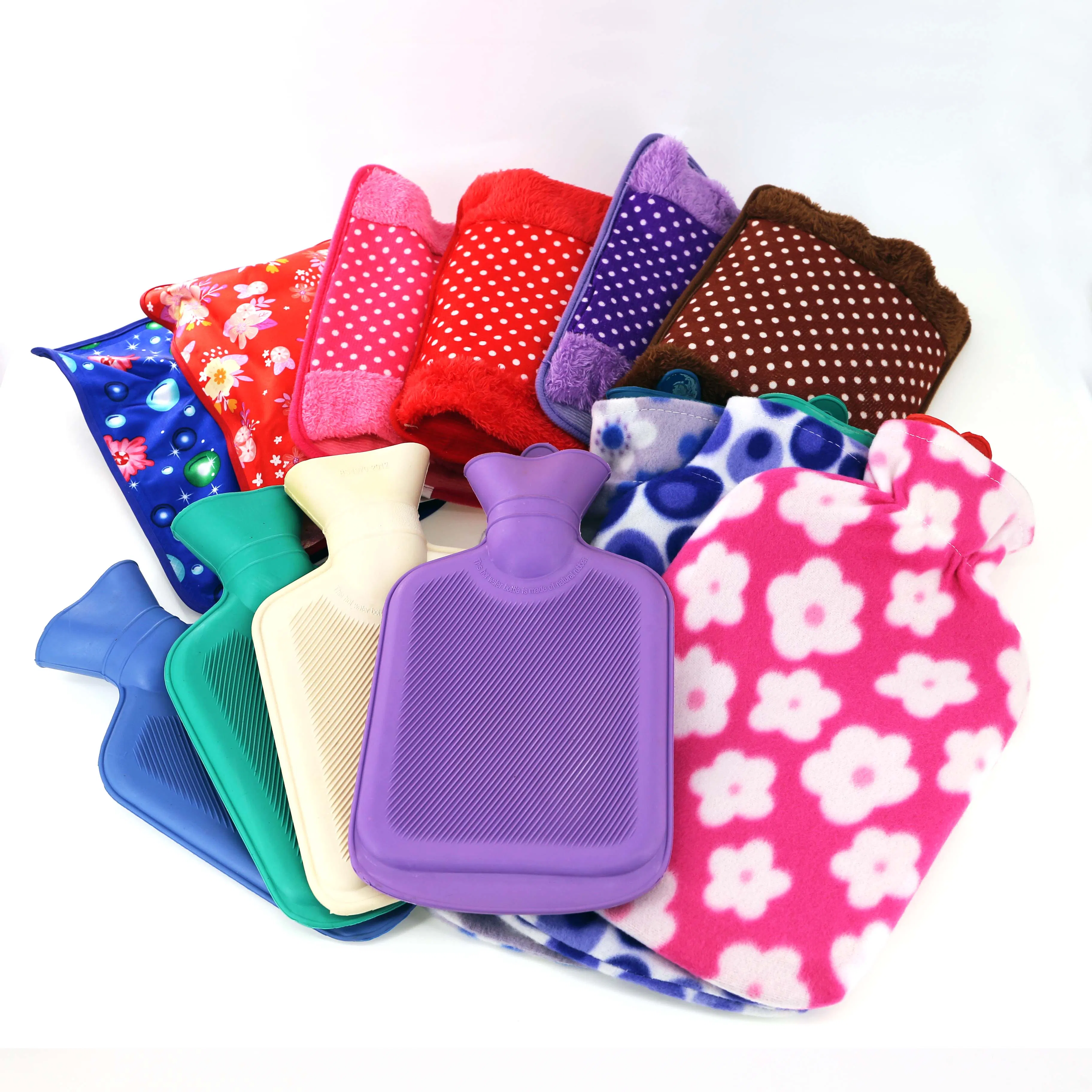 Cheaper 18years Manufacture Price Soft Warm Fashion Hand Warmer Warmming Cover Pack Electric PVC Silicone Natural Rubber Relaxing 2000ml 2L Hot Water Bag Bottle