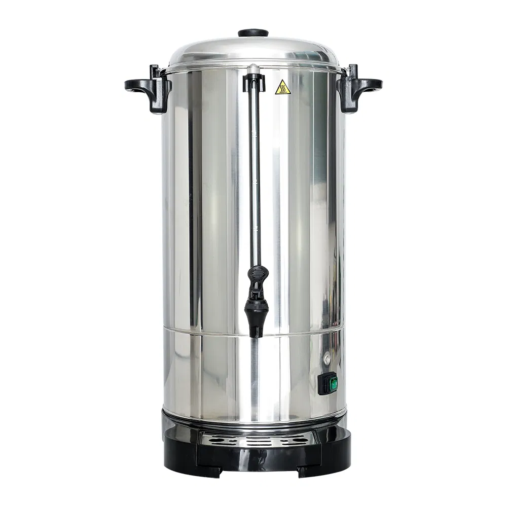 20L Stainless Steel Commercial Coffee Water Boiler Urn Features Automatic Temperature Control Large Capacity with Easy Clean