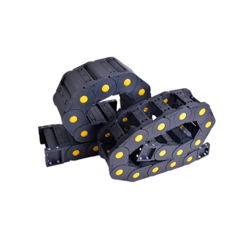 Plastic PA66 Material Electrical Nylon Cable Drag Chain