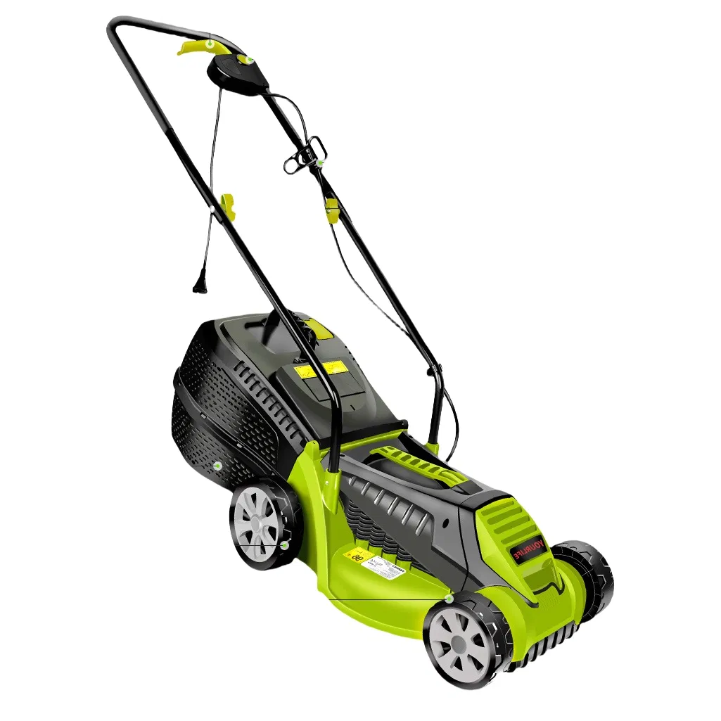 Powerful Electric Lawn Mower Hand Push Electric for Household Gardening
