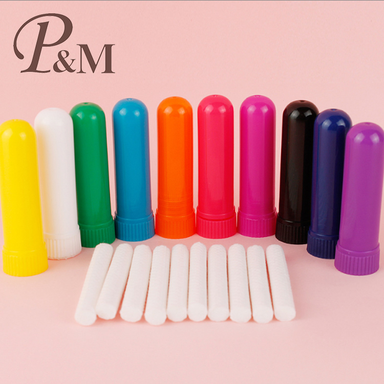 P&M High Quality Household Wholesale Plastic Cotton Wick Nasal Inhaler
