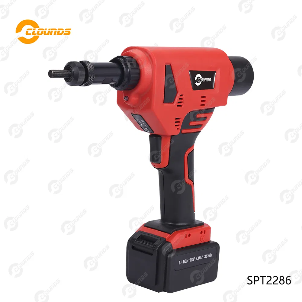 Spt2286 M3-M8 Rechargeable Heavy Duty Brushless Cordless Hand Riveter Gun