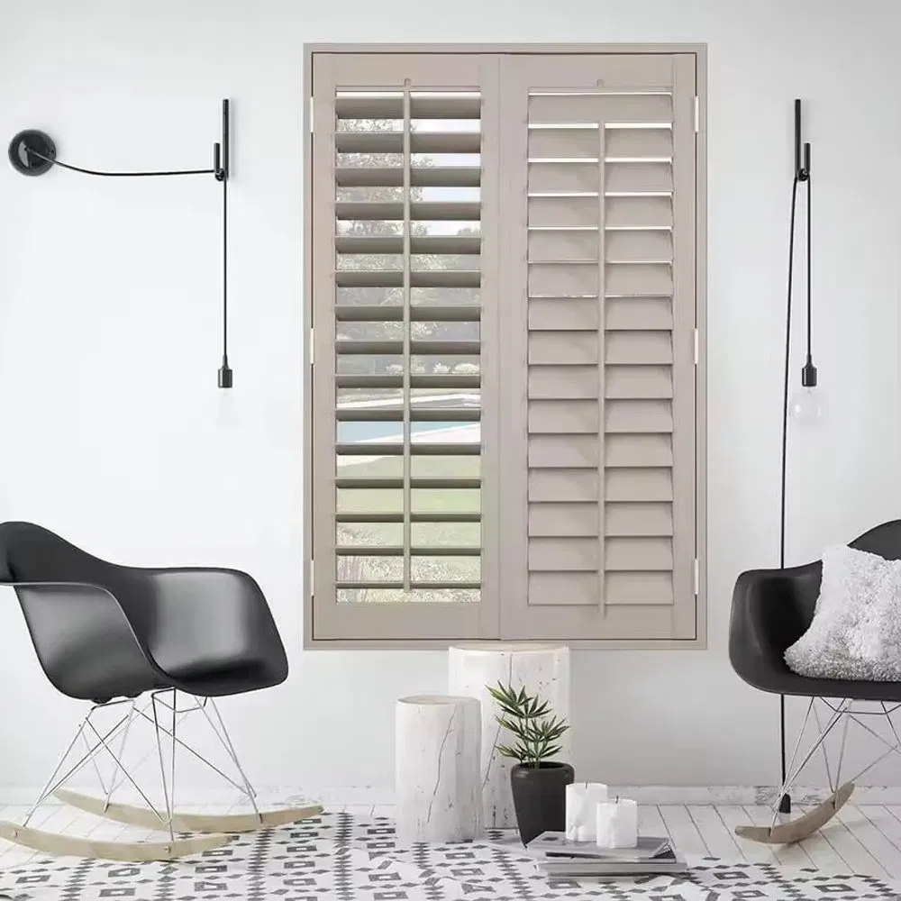 Durable Louvered Window Shutters for Enhanced Outdoor Privacy