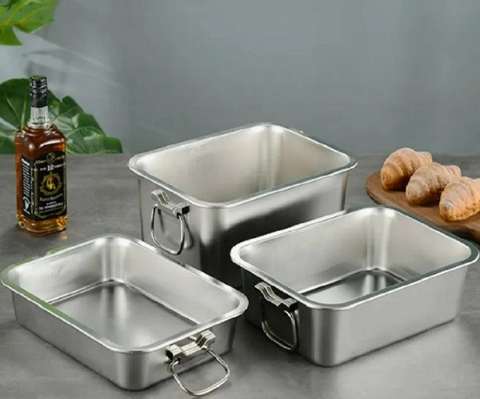 Chinese Supplier Stainless Steel Insulated Food Tray for Buffet Supplies