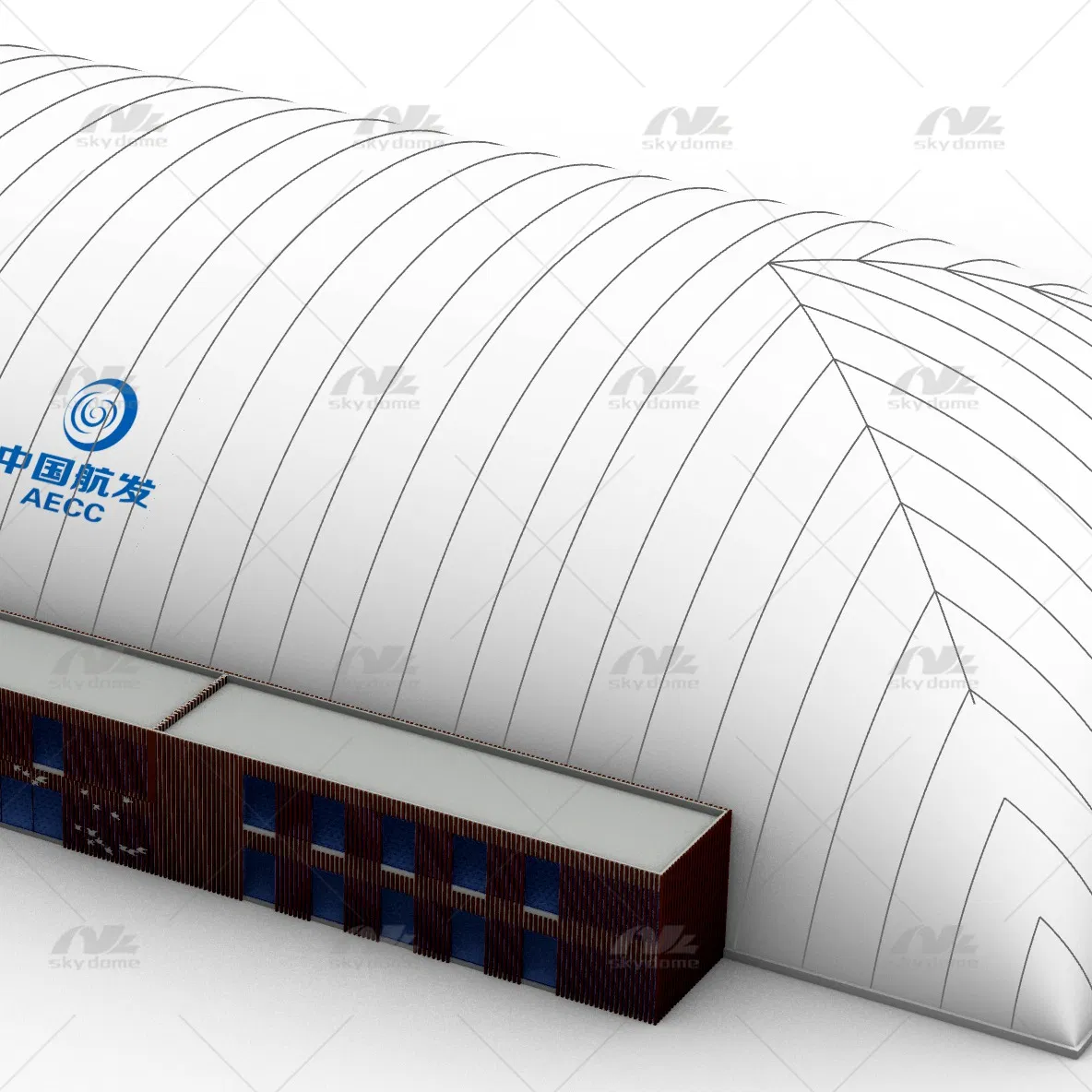 Waterproof Air-Supported Membrane Sports Air Dome
