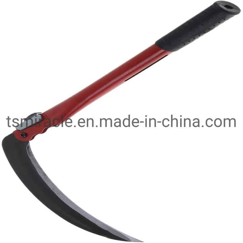 Shind 94717 40cm Farm Hand Tool Home Weeding Farm Grain Iron Hand Sickle Long Handle