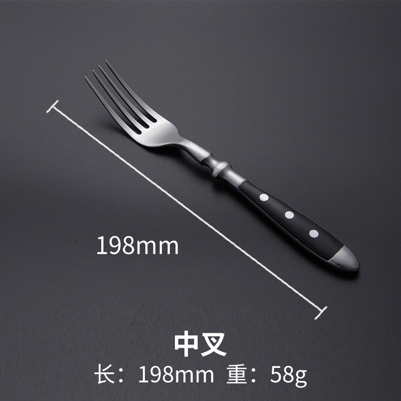 430 Stainless Steel Retro Cutlery for Hotels and Western Restaurants