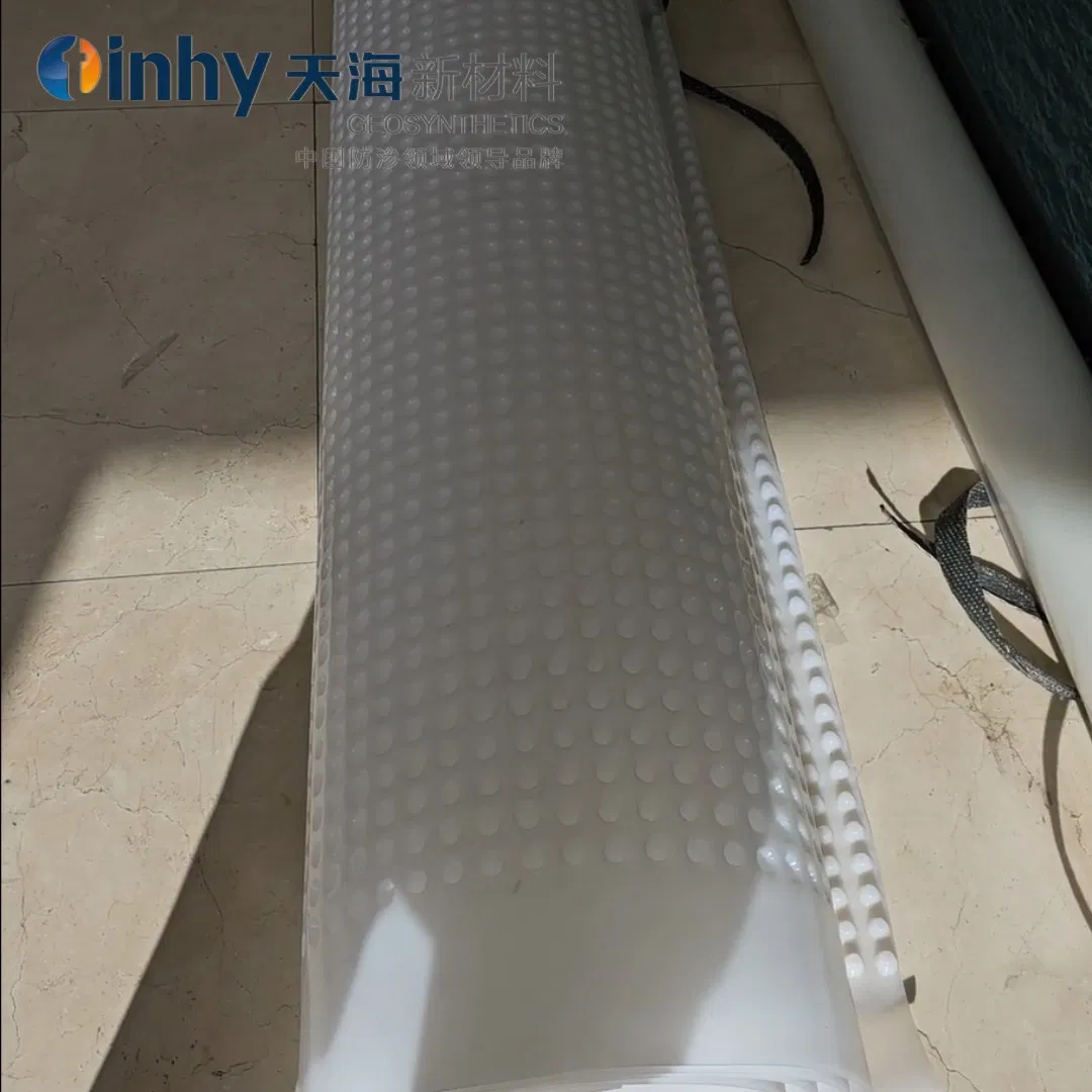 100% Vrigin Material 0.8mm 1mm HDPE Dimple Board
