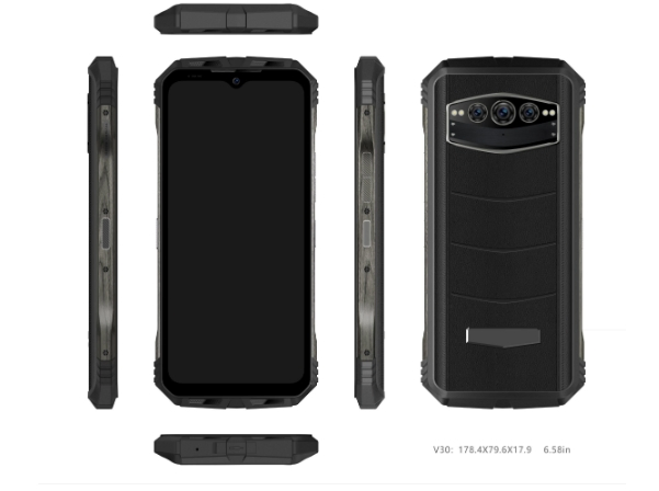 Hot Saled Foreign Trade New Tablet Model V30 Rugged Phone 6.58-Inch 8+256GB 10800mAh Large Battery Ready in Stock