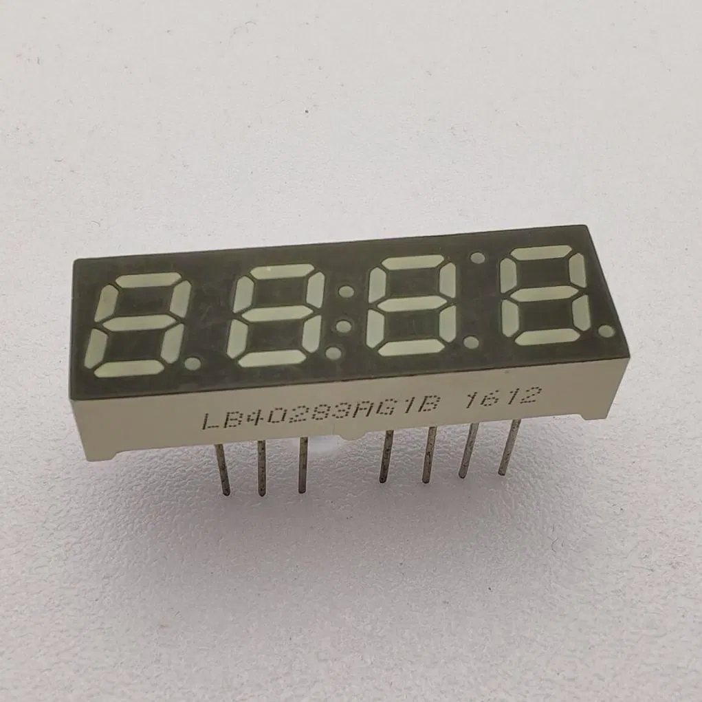 Pure Green 4 Digit 7 Segment LED Display for Timer Control