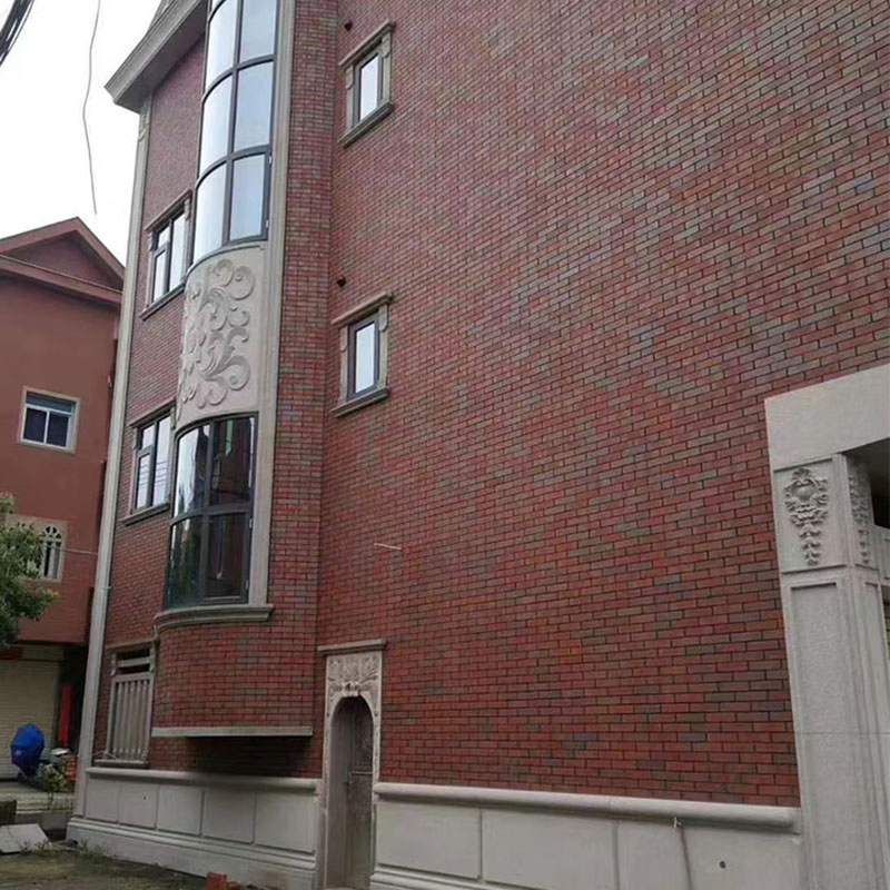 Premium Red Clay Decorative Facing Brick for Facades Tile