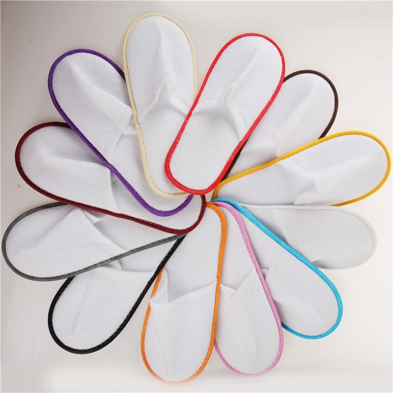 Cheap But Comfortable Fleece Slipper for Hotel SPA and Home Usage (JRD724)