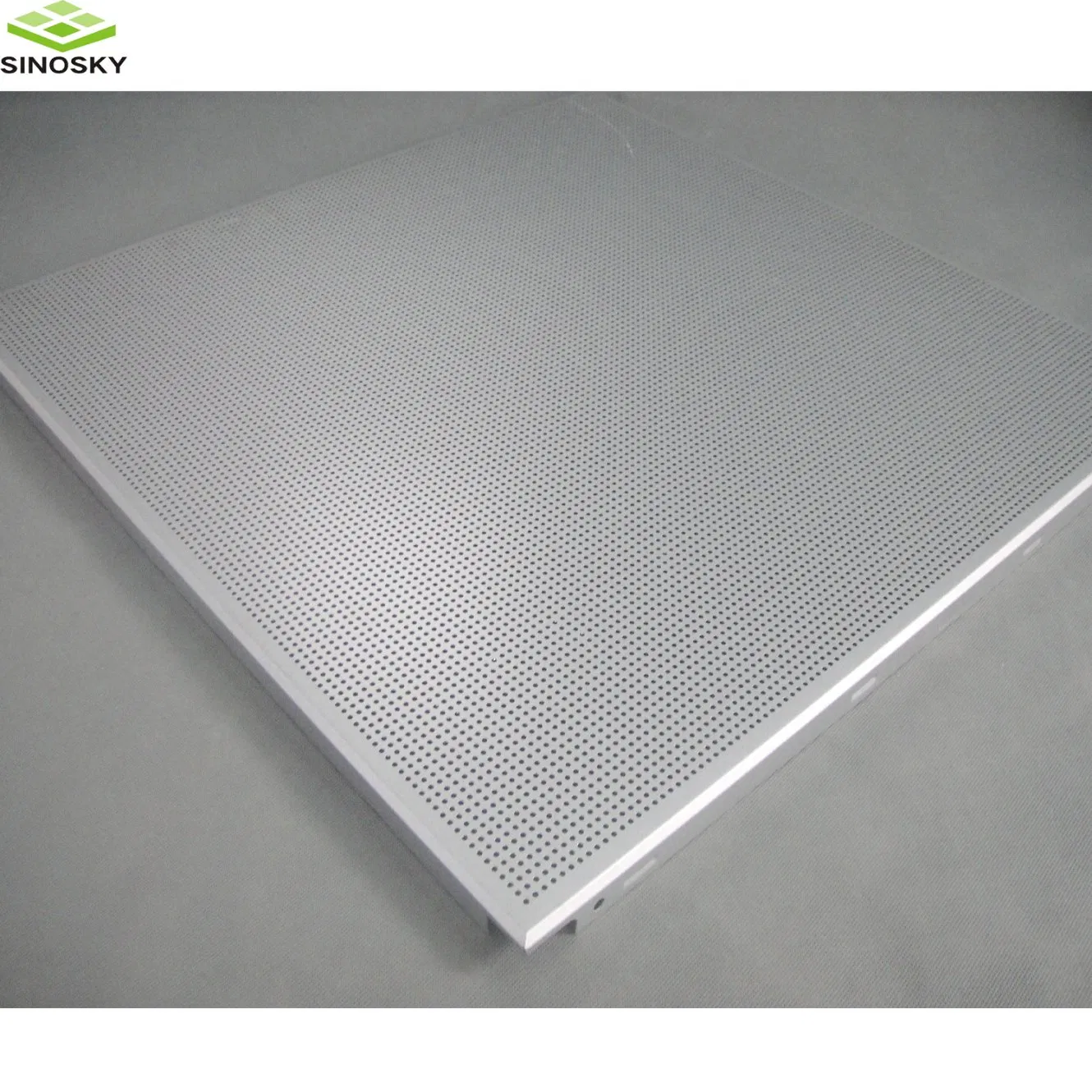 600*600 Aluminum Square Ceiling Panel Aluminum Perforated Metal 2*2 Ceiling
