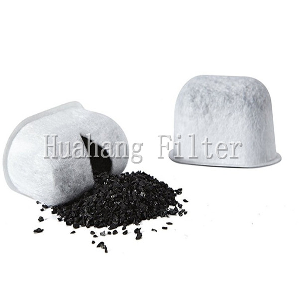 6 pack Popular activated charcoal water filter for coffee machine