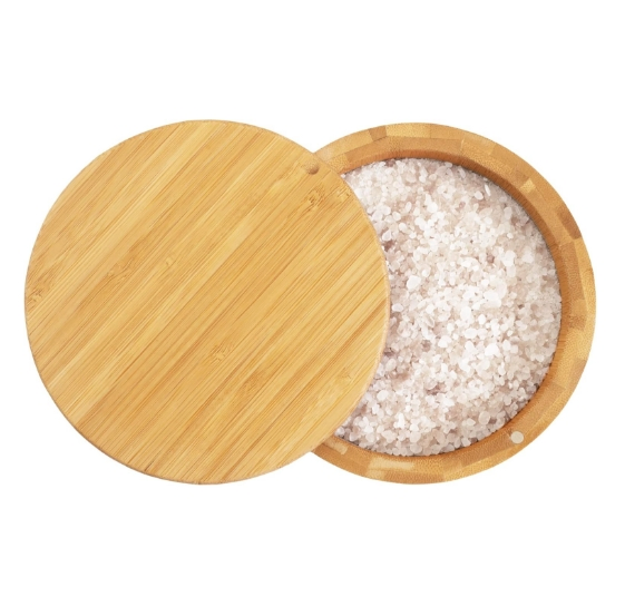 Bamboo Barkeeper's Salt Box Margarita Salt Rimmer for Cocktail Home Bar Accessory