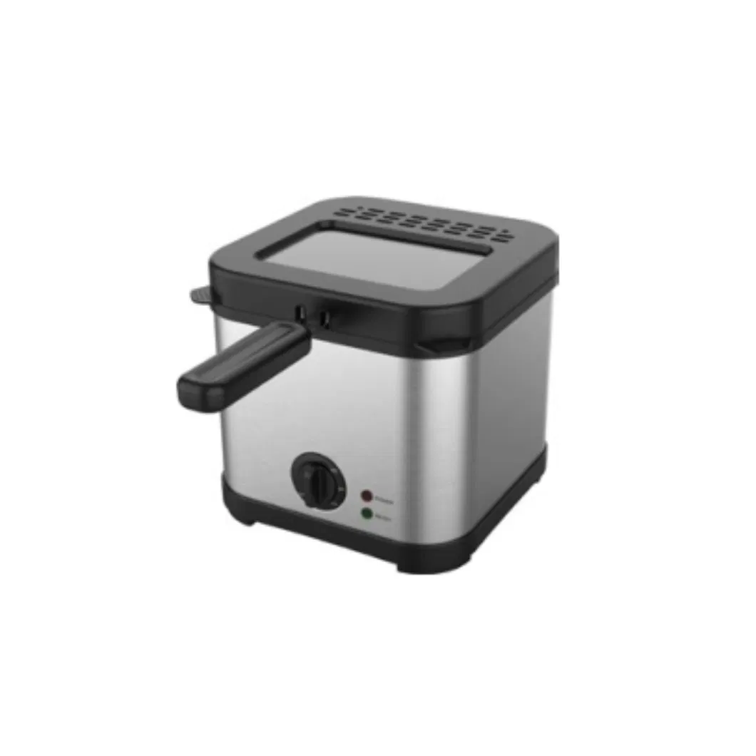 2.5L Stainless Steel Deep Fryer with Basket Nonstick Coating Tank