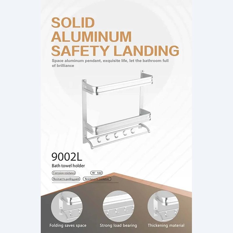 Stylish Wall Mounted Shower Caddy for Efficient Bathroom Storage