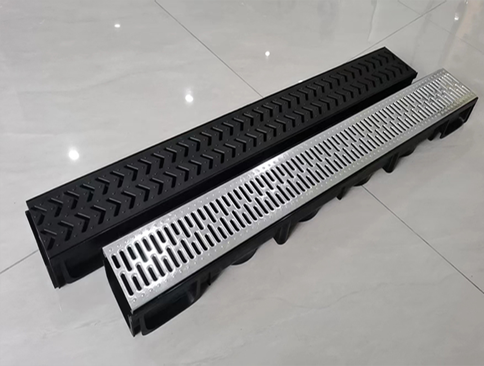 Road PVC Trench Grating Gully Drain Grating Galvanized Cover
