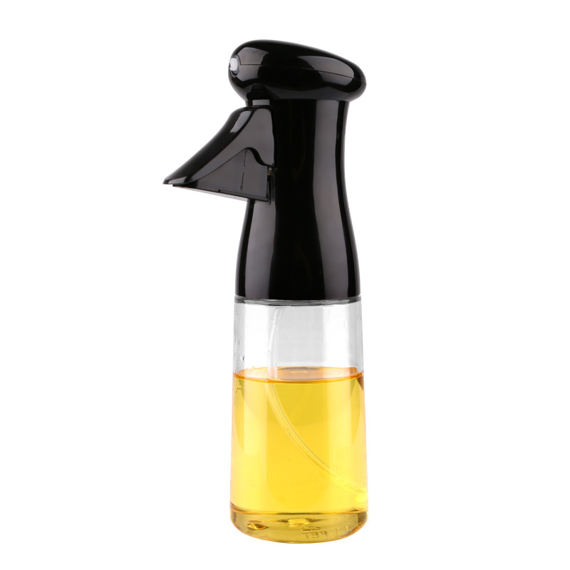 New 200 Ml Grilling Food Empty Olive Glass Bottle Kitchen Mist Air Pressure Oil Dispenser for Cooking