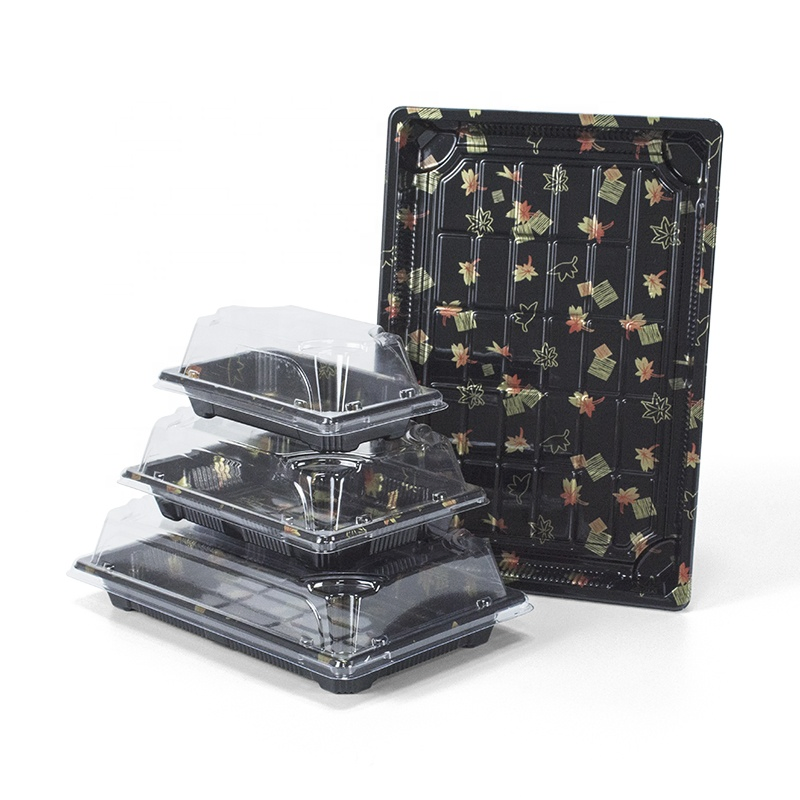 Wholesale Fast Food Plastic Container Packaging Sushi Box Tray