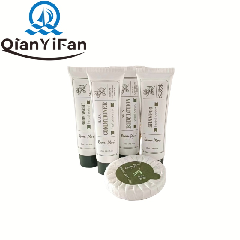 R00m Plus Herbal Series 40ml Tube Shampoo Shower Gel Conditioner Body Lotion Fresh Design, Green Nature