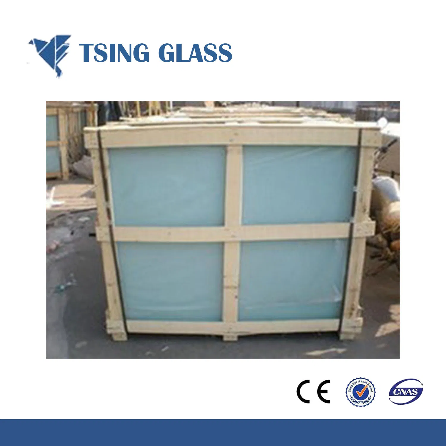 4-15mm Sandblasting Glass / Frosted Glass for Bathroom or Washing Room