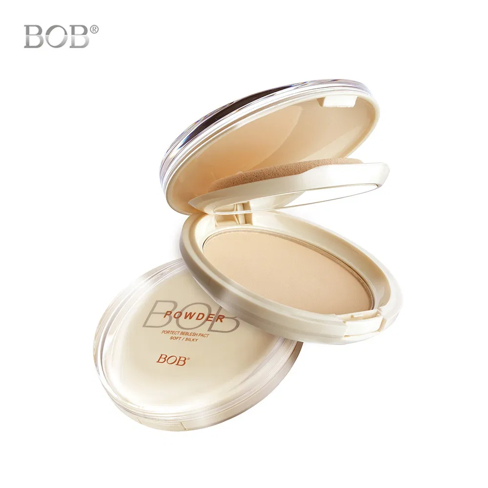 Y109 GMPC Foundation Vendor Low MOQ Luxury Gold Oil Control High Quality Face Setting Private Label Factory Compact Powder OEM