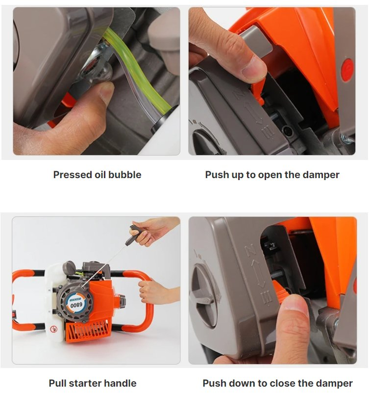 Portable Small Earth Drill Machine Manufacturers 4-Stroke Gasoline Drilling Machine