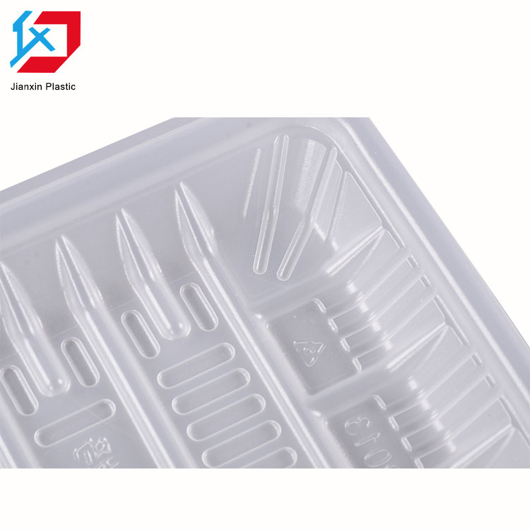 Black PP Plastic Food Tray Supermarket Vegetable Fruit Tray Plastic Tray