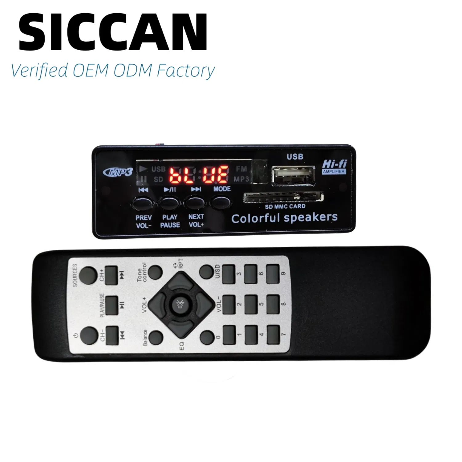 Модуль аудиоконтроллера FM MP3 USB SD Bluetooth