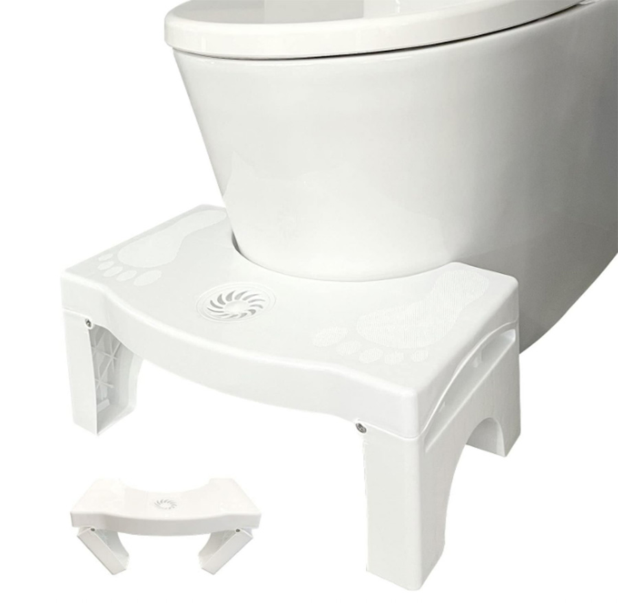 Foldable Toilet Stool Adult Poop Stool, Squatting Portable Stool for The Bathroom