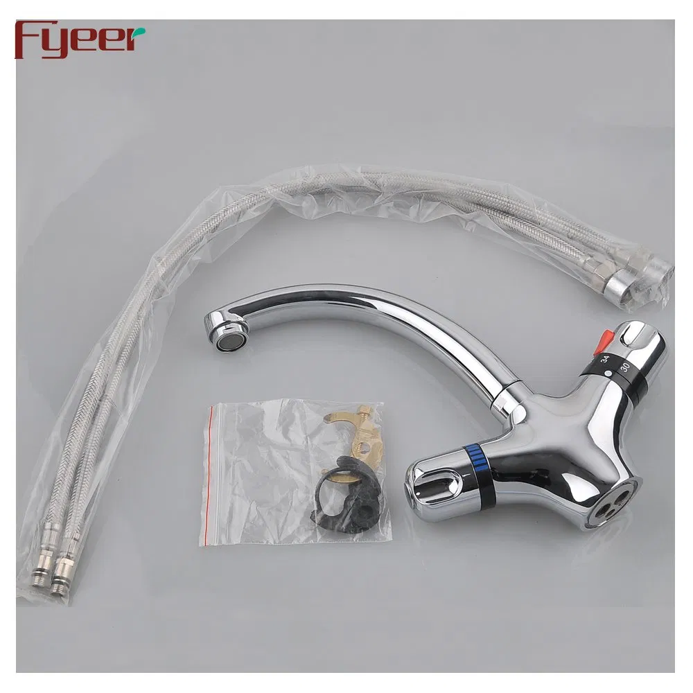 Fyeer Hot Sale Thermostatic Faucet with Water Brass Valve