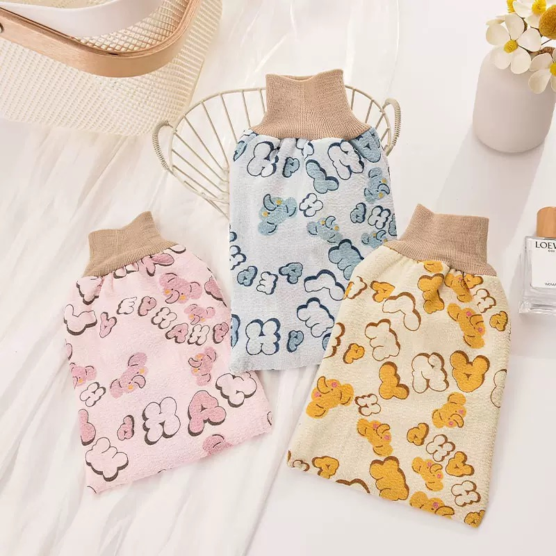 Exfoliating Scrubber Back Body Sponge Scrub Mud Bath Glove