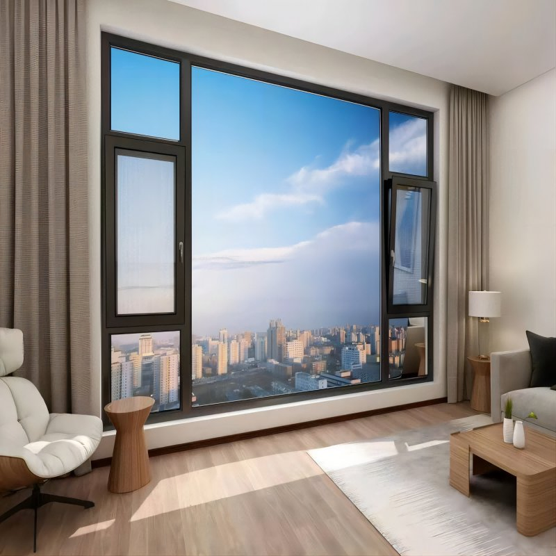 Chinese Factories Look for Foreign Franchisees Soundproof Aluminium Window Aluminum System Inward Opening Casement Window Popular Home Outward Casement Window
