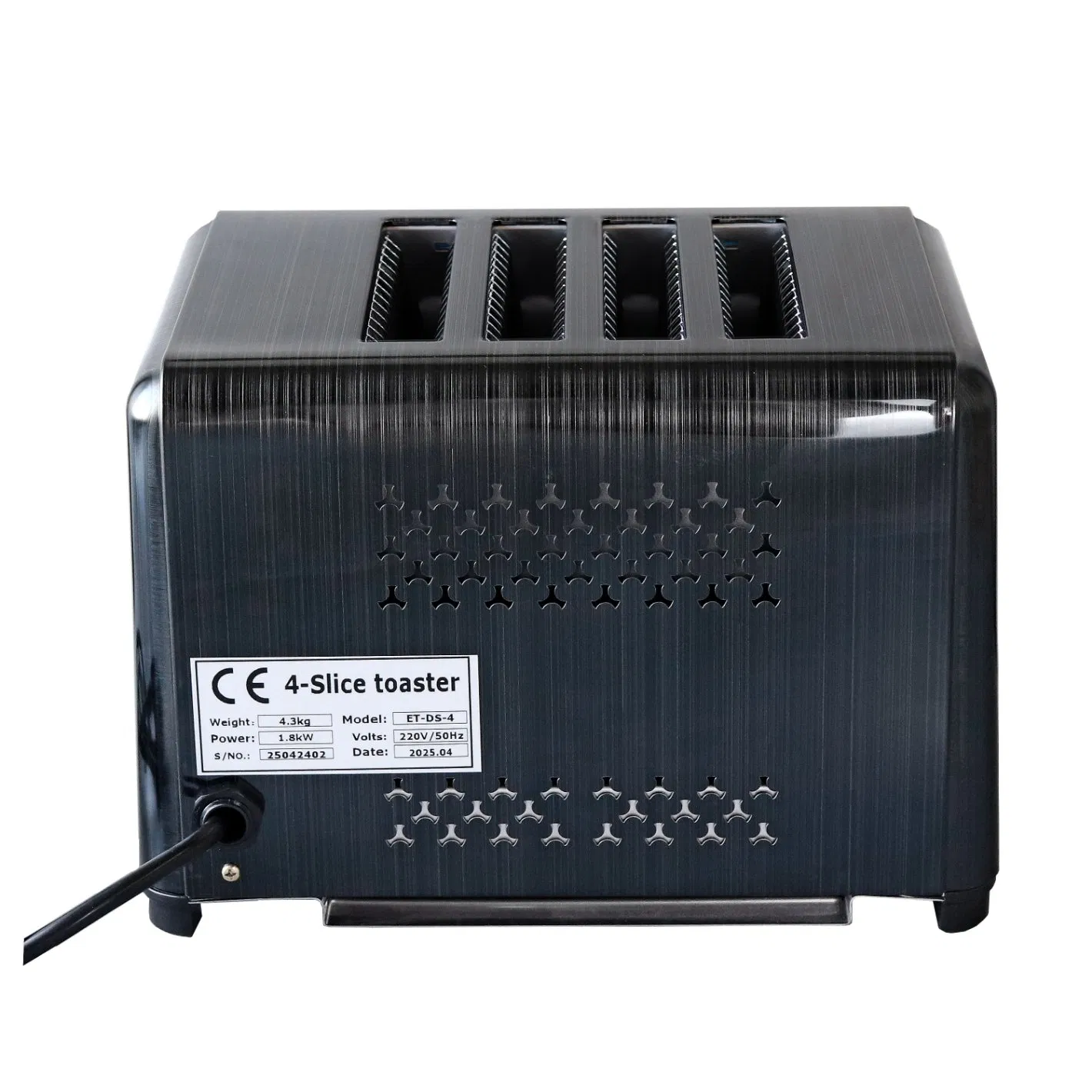 Eton Automatic Pop-up Breakfast Sandwich Toaster Black Style