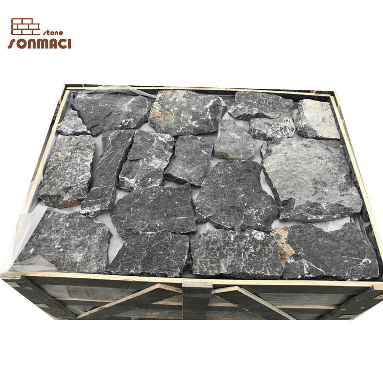 Black Quartzite Decorative Stone Wall Panels