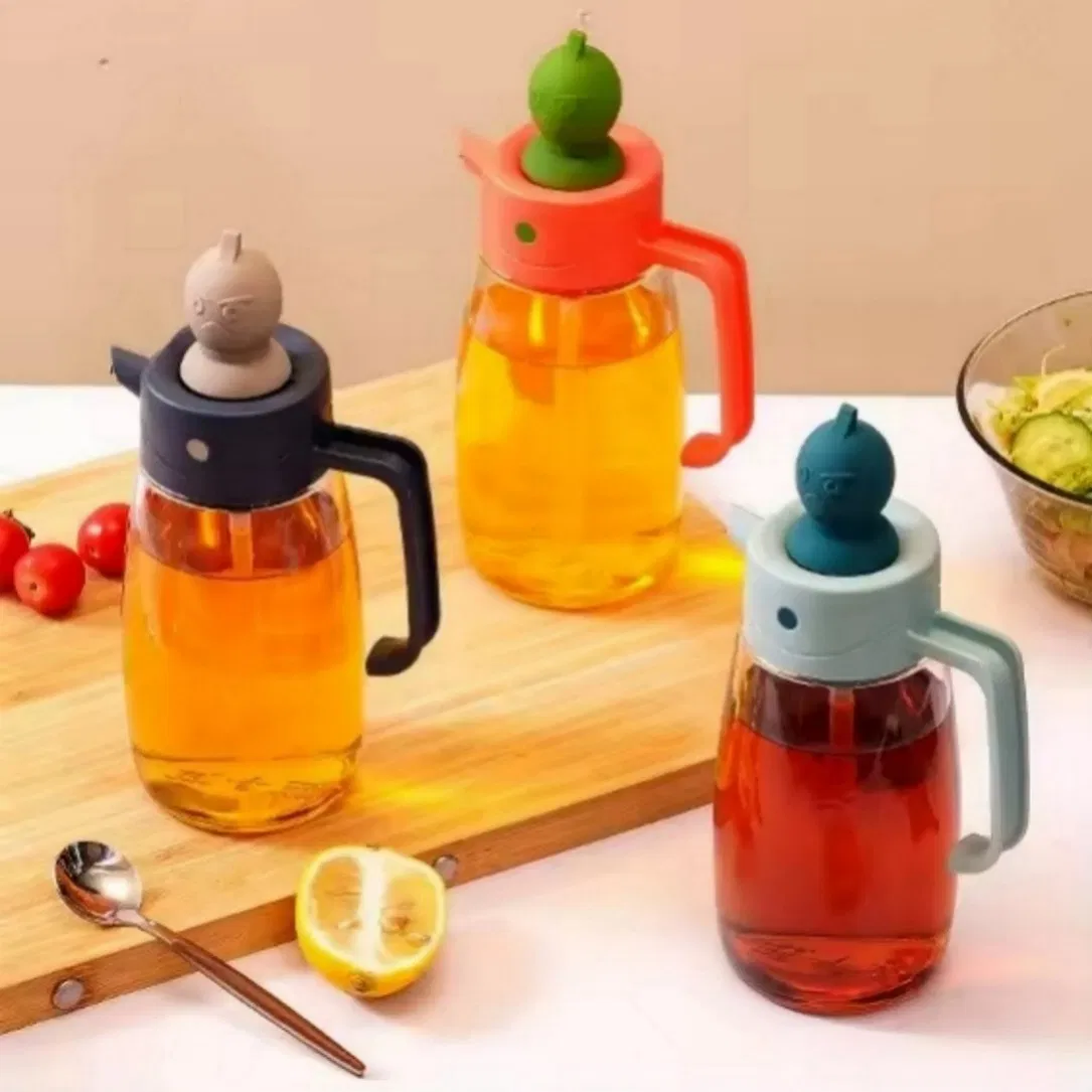Oil Jug with Brush Top for Quick Oil Application on Campfire Cooking and Outdoor Meals