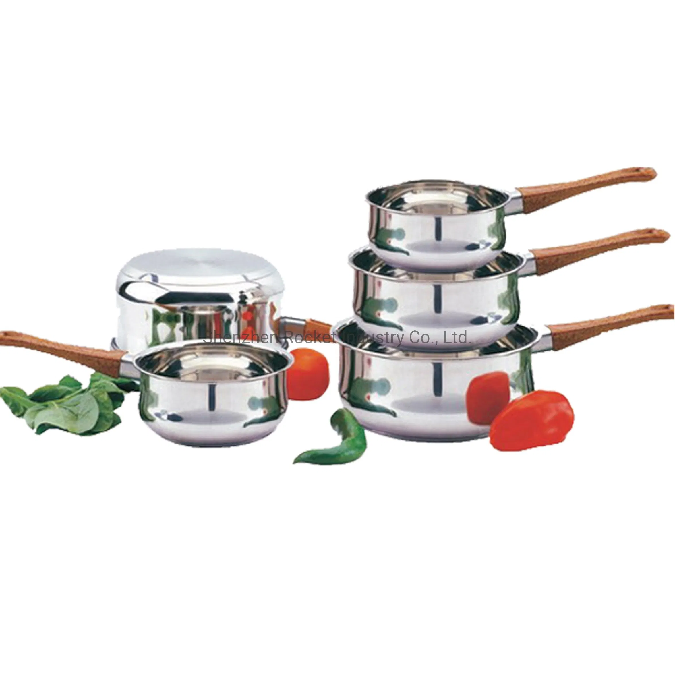 Cooking Pots/Bakelite Handle Cookware Stainless Steel Pots and Pans