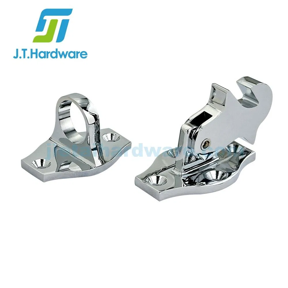 Wall Mount Hook and Eye Door Stop Holder Automatic Door Stop Latch Back