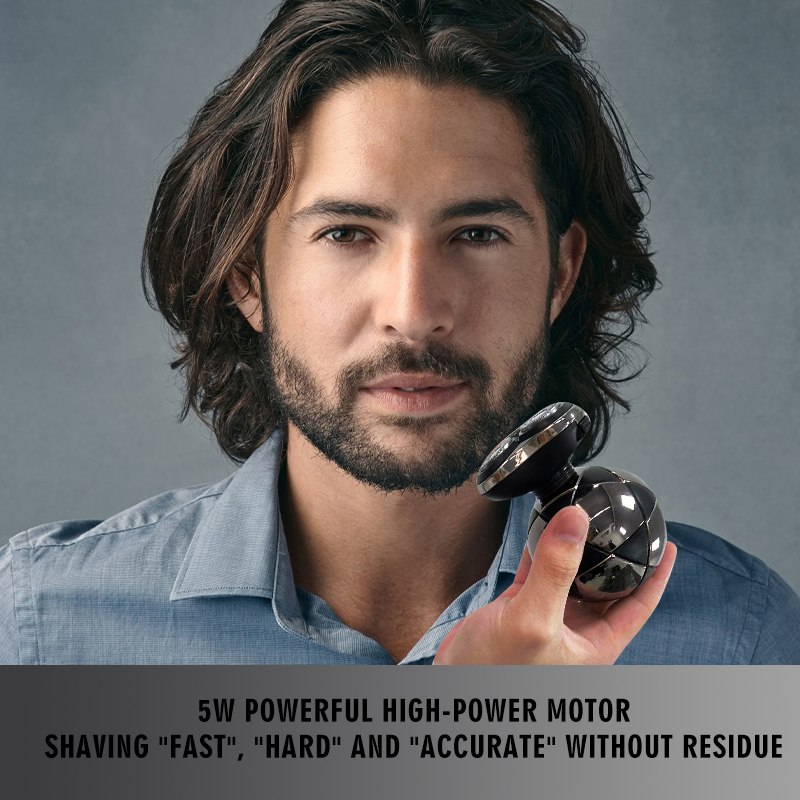 Rechargeable Mini Football Razor for Smooth Bald Heads