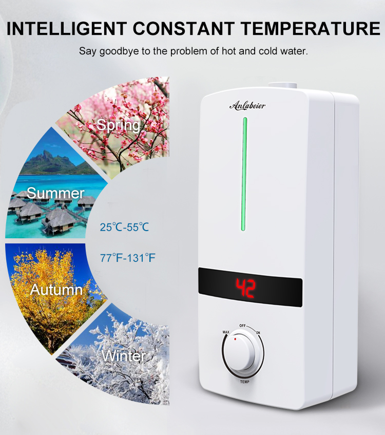 Проточный водонагреватель 5500W IPX4 для США